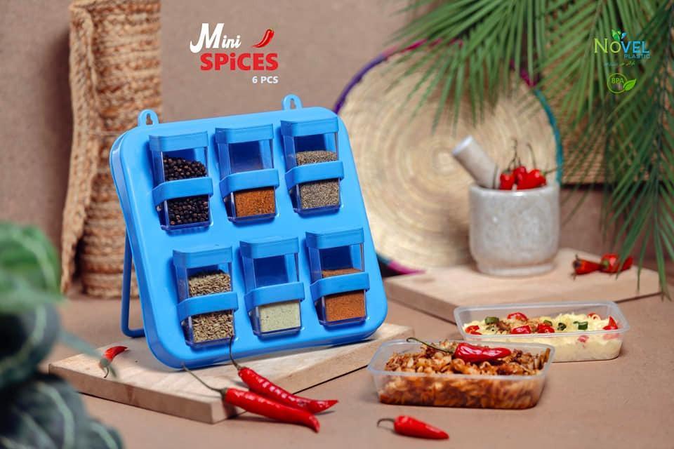 Spices Rack - 6 Pcs Kitchen Organizer