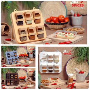 Spices Rack - 6 Pcs Kitchen Organizer