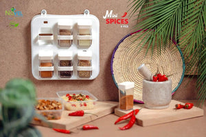 Spices Rack - 6 Pcs Kitchen Organizer