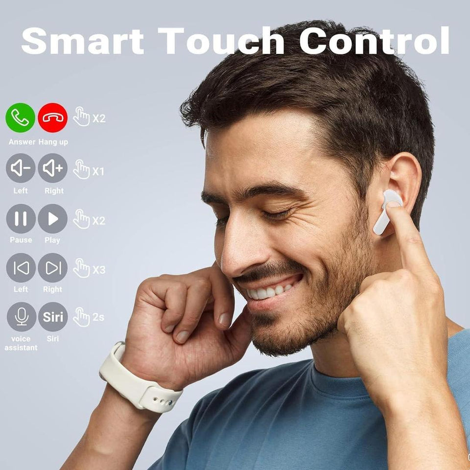 Stylish Clear Case Earbuds